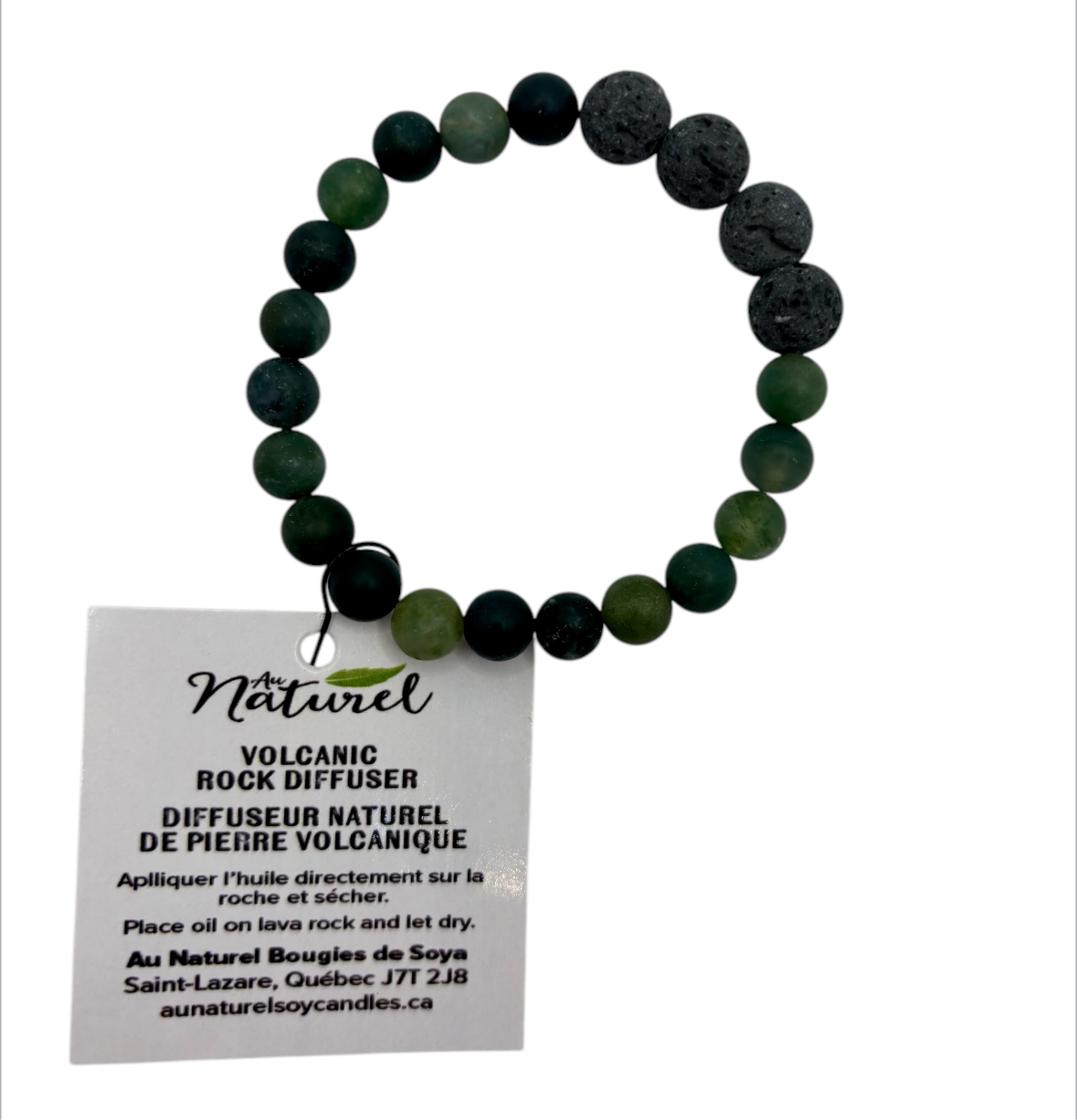 Volcanic Rock Diffuser Bracelet – Turquoise