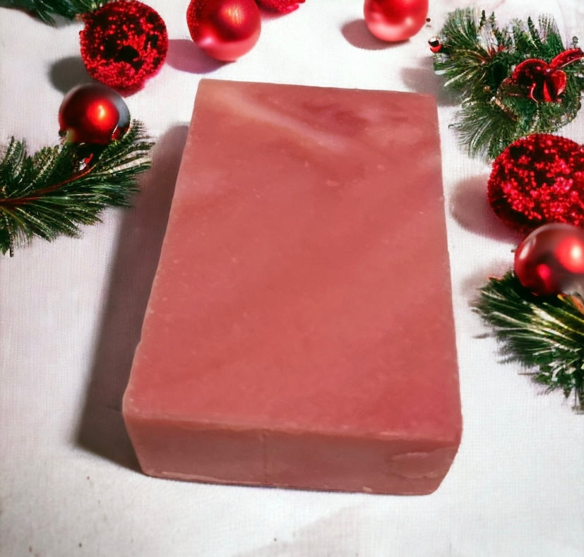 Candy cane soap