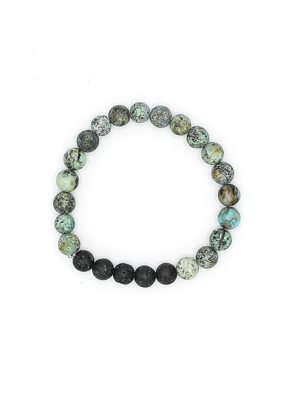 Volcanic Rock Diffuser Bracelet – Turquoise