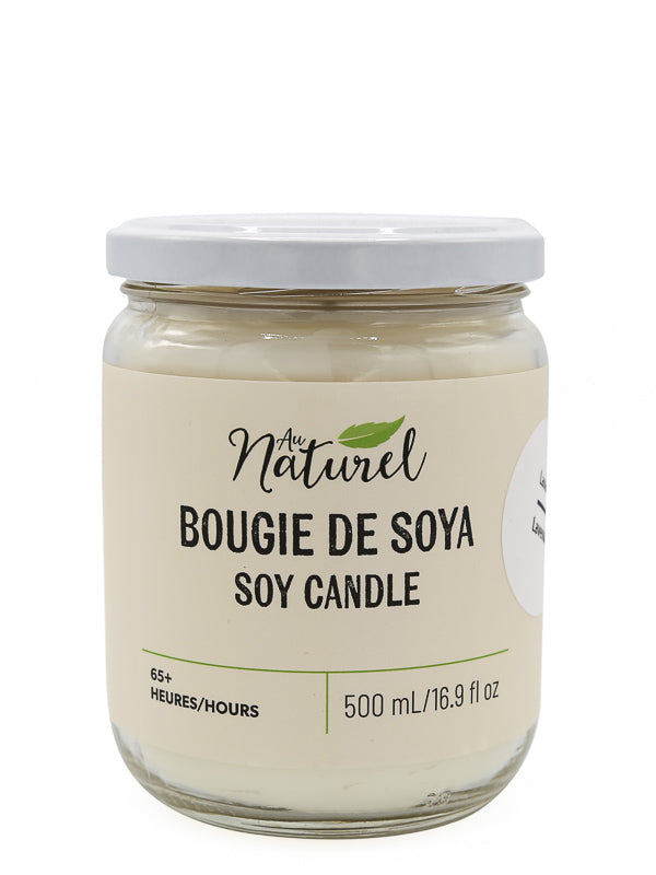 Grande bougie de soja